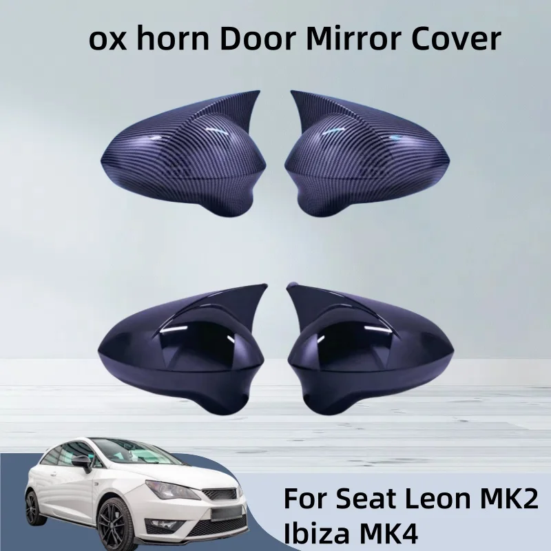 

Car Stickers Cars Accessories Hight-quality For Seat Leon MK2 and Ibiza MK4 Door Mirror Cover Decorate Trim Paste