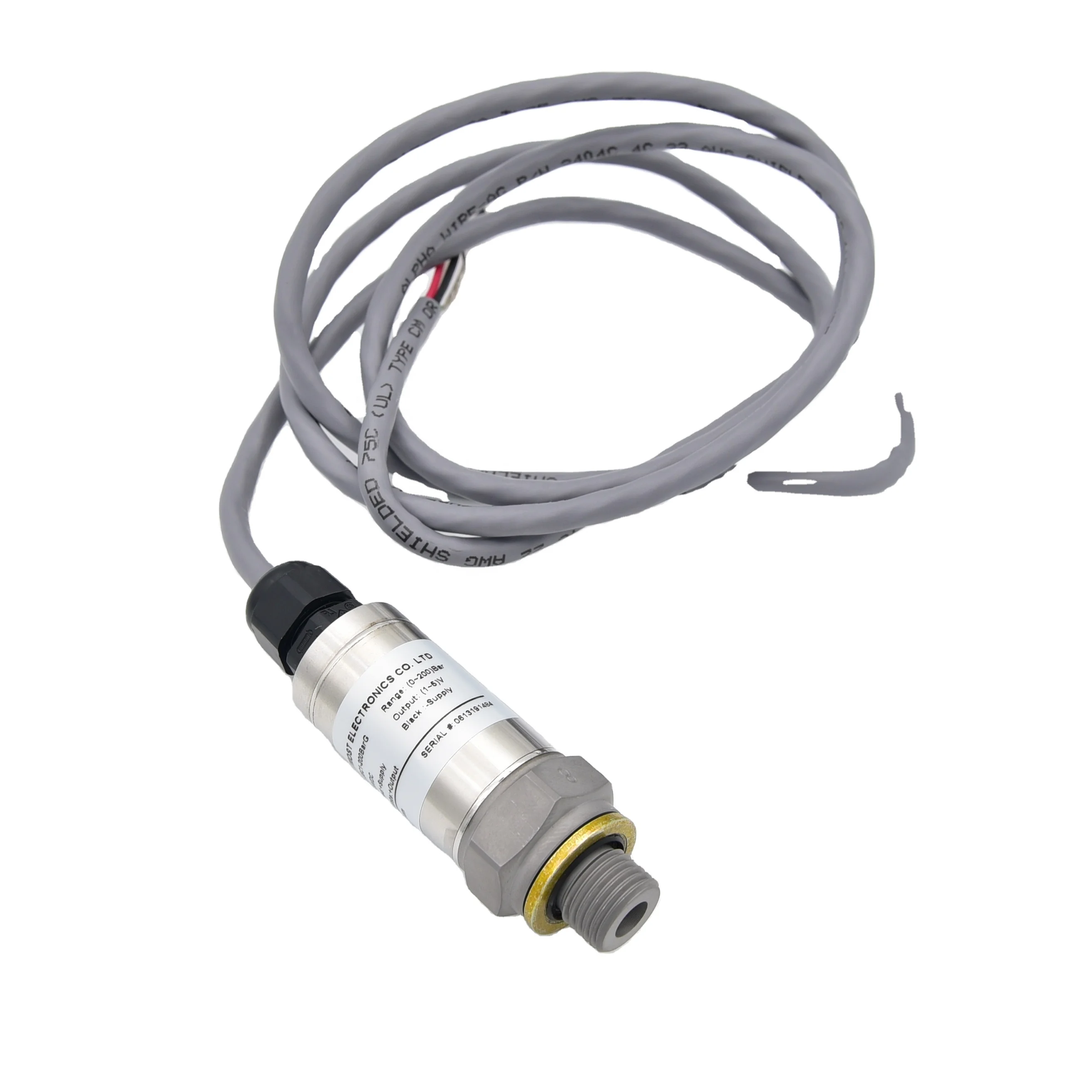 Picture 5: High Quality 1-5V Output 200Bar Liquid Boiler Steam Water Pump Oil Gas air Compressor Hydraulic Pressure Transducer