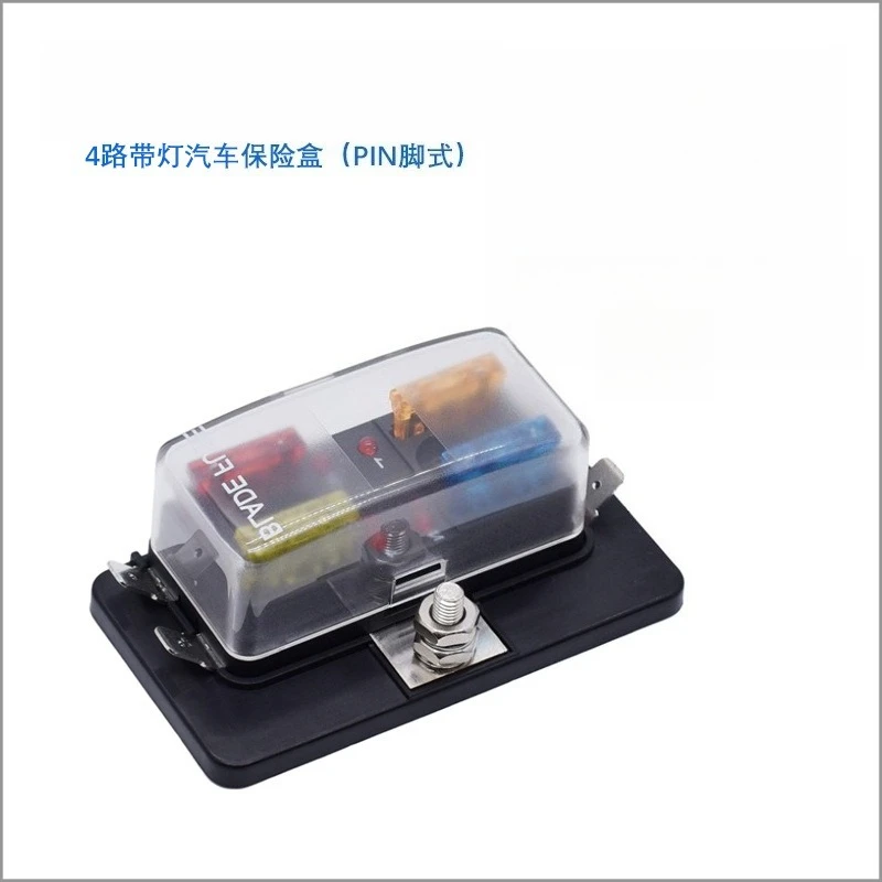 4-Way auto motorcycle modification accessories fuse box car ship fuse holder