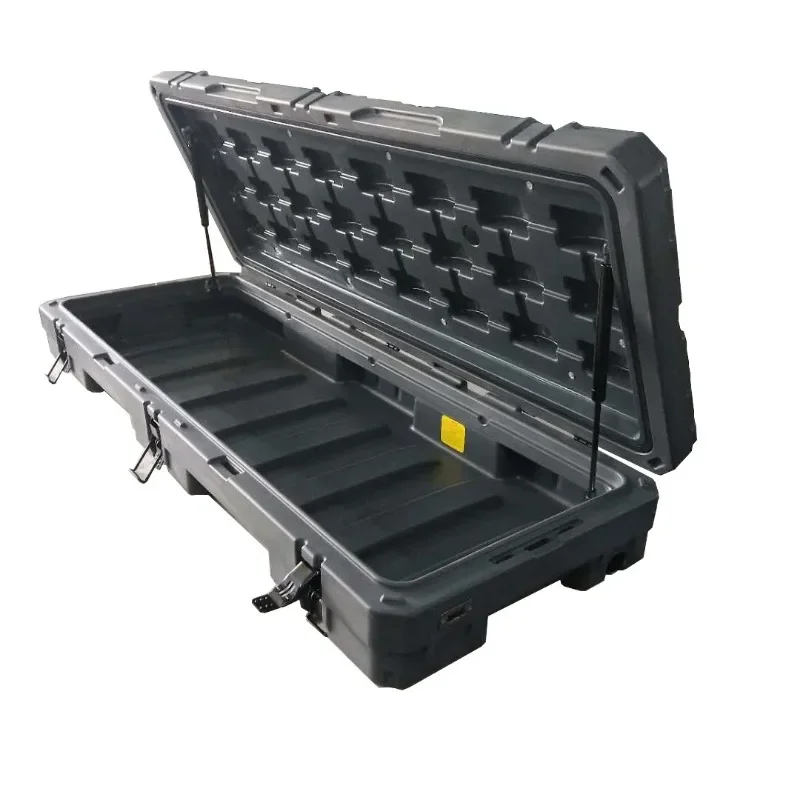 83L Hard LLDPE Plastic Cargo Case Rotomolding Tool Box 4WD Storage  Roof Rack Low Profile