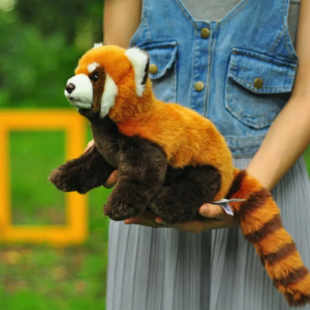 

Simulation Of Red Panda Plush Doll, Super Soft And Cute Animal Doll, Children'S Gift, Birthday And Christmas Gift