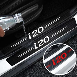 Car Guard Decals for HYUNDAI I20 Sill Door Trunk Threshold Protective Anti Scratch Strip Sticker Kick Plate Water Proofing Film