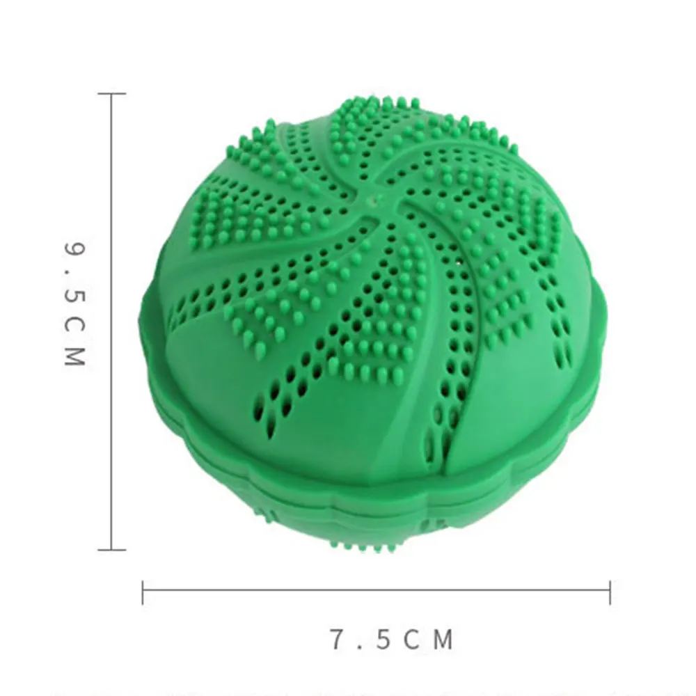 Household Laundry Ball Magic Stain Removal Cleaning Ball Washing Machine  Effective Silicone Material Natural Clothes Detergent