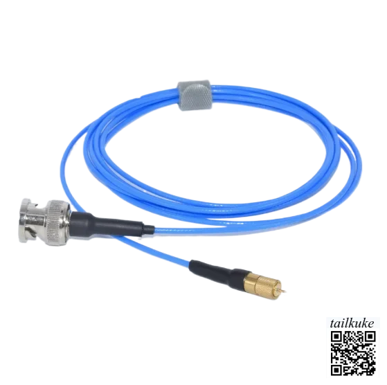 

PCB High Temperature Cable BNC Male to 10-32nf Male for Acceleration Sensor 10-32 RPM BNC Coaxial High-temperature Cable