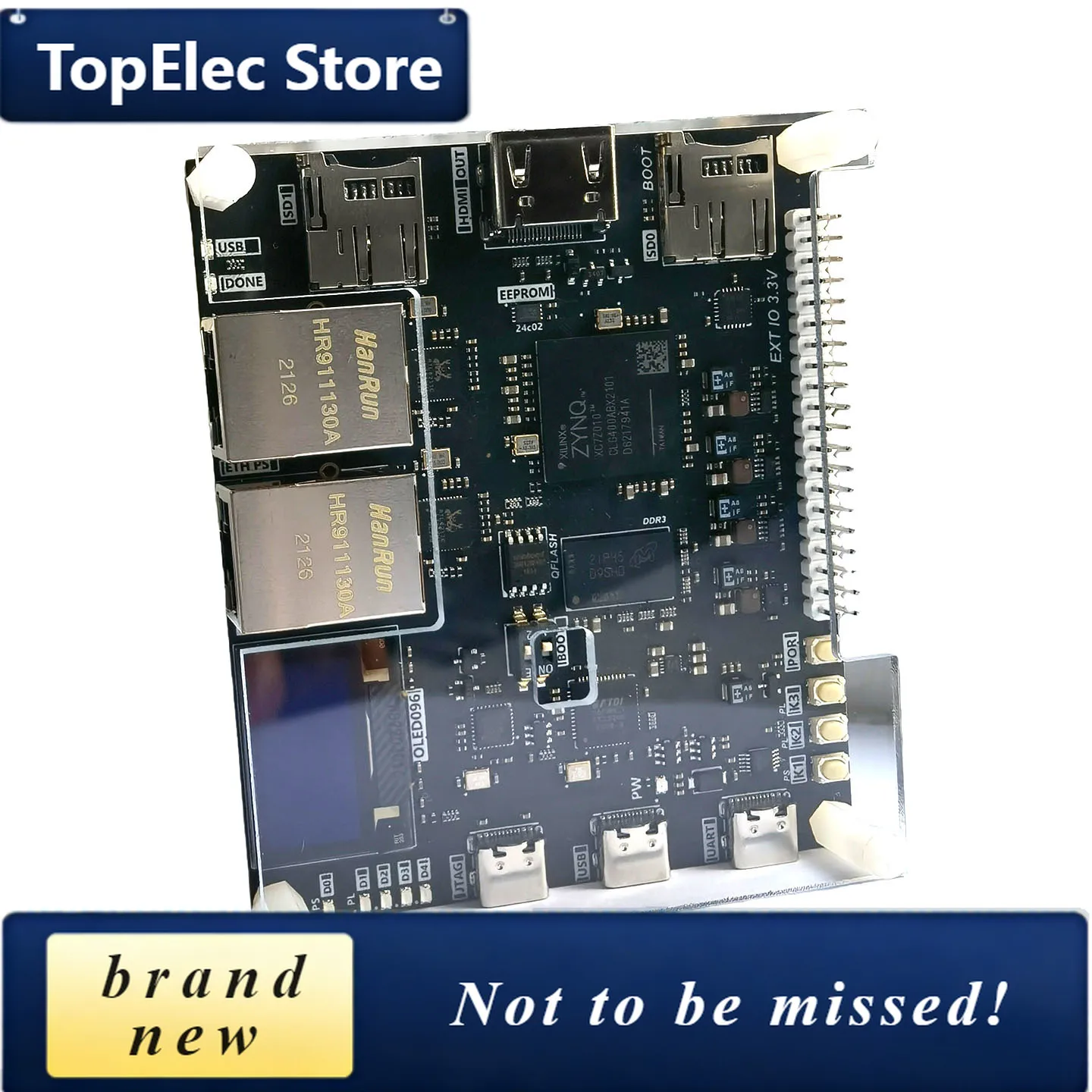 TopElec FPGA SoC Development Board For ZYNQ-7000 Series XC7Z010/XC7Z020 Chip, All-in-One Learning Kit With Ethernet PYNQ-compati
