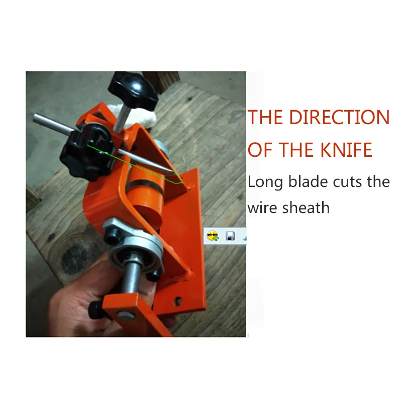 Manual Wire Stripper Adjustable Knife Pliers Wire Stripper Cable Stripper Wire Stripping Tool