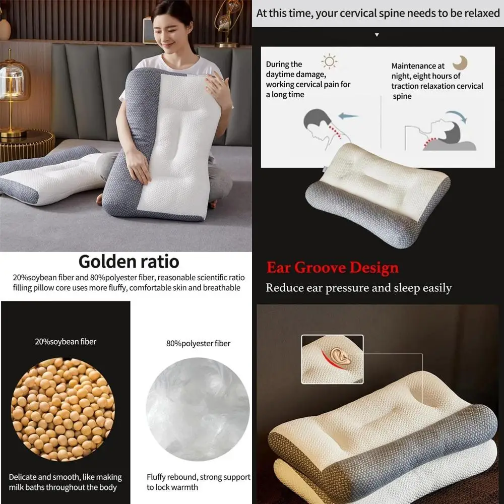 

ортопедическая эргономичная подушка для облегчения апноэ глубокого сна и сна