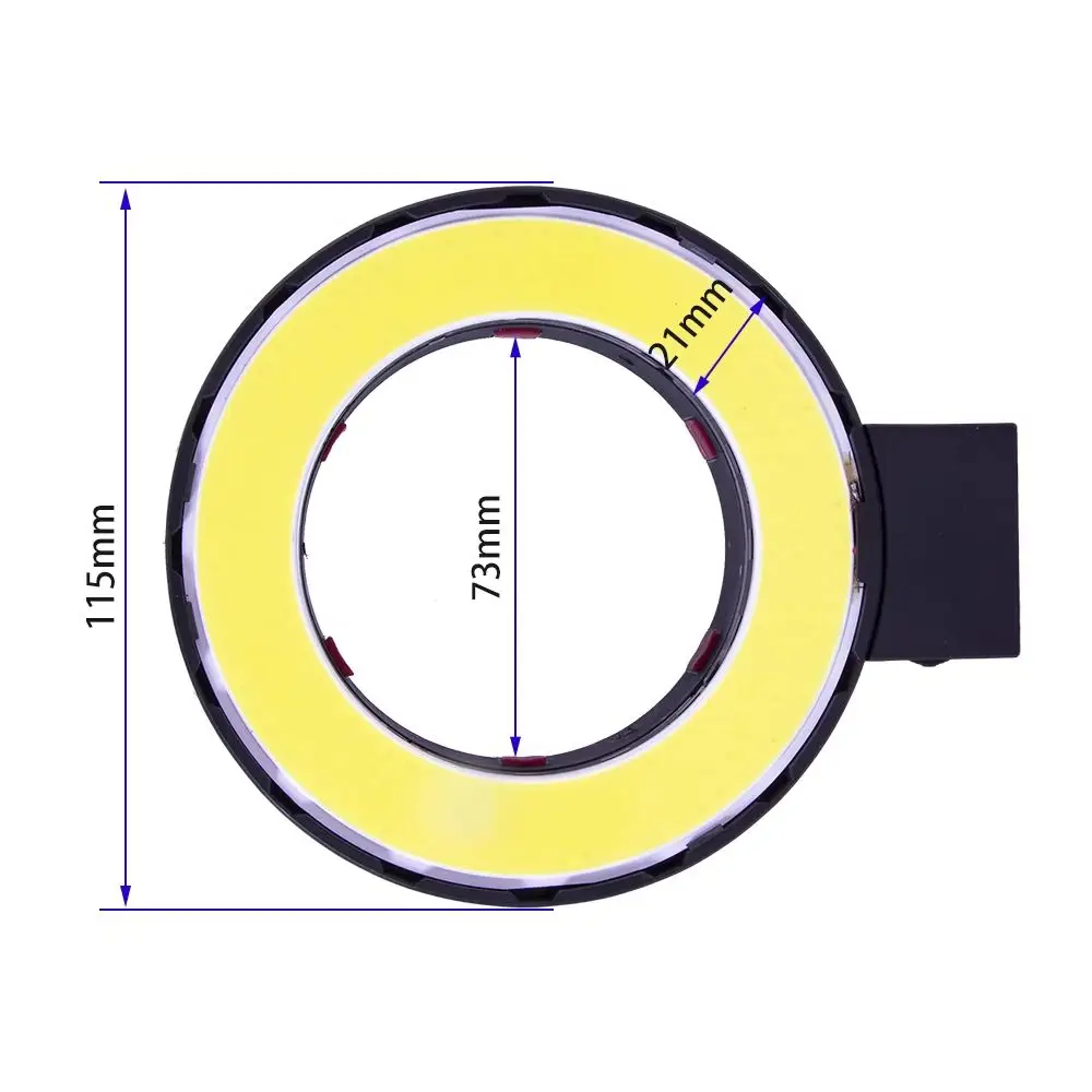 Mr.Yang  MY-F01 Microscope 1500lm Ultra-Bright Ring Lamp  Adjustable Shadowless Cold Light Source Microscope Illuminator