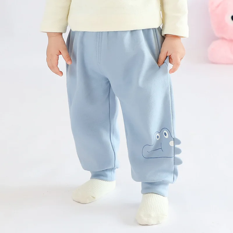 小さな女の子と男の子のためのユニセックスバギースウェットパンツ,クラシックなジョギングパンツ,ポケット付きのカジュアルパンツ,子供,子供,秋,冬