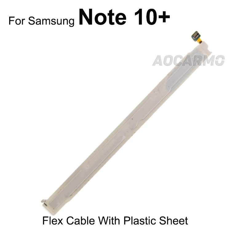 Aocarmo For Samsung Galaxy Note 10+ Note10 Plus Stylus Touch S Pen Flex Cable Wireless Induction Coil With Plastic Plate Parts