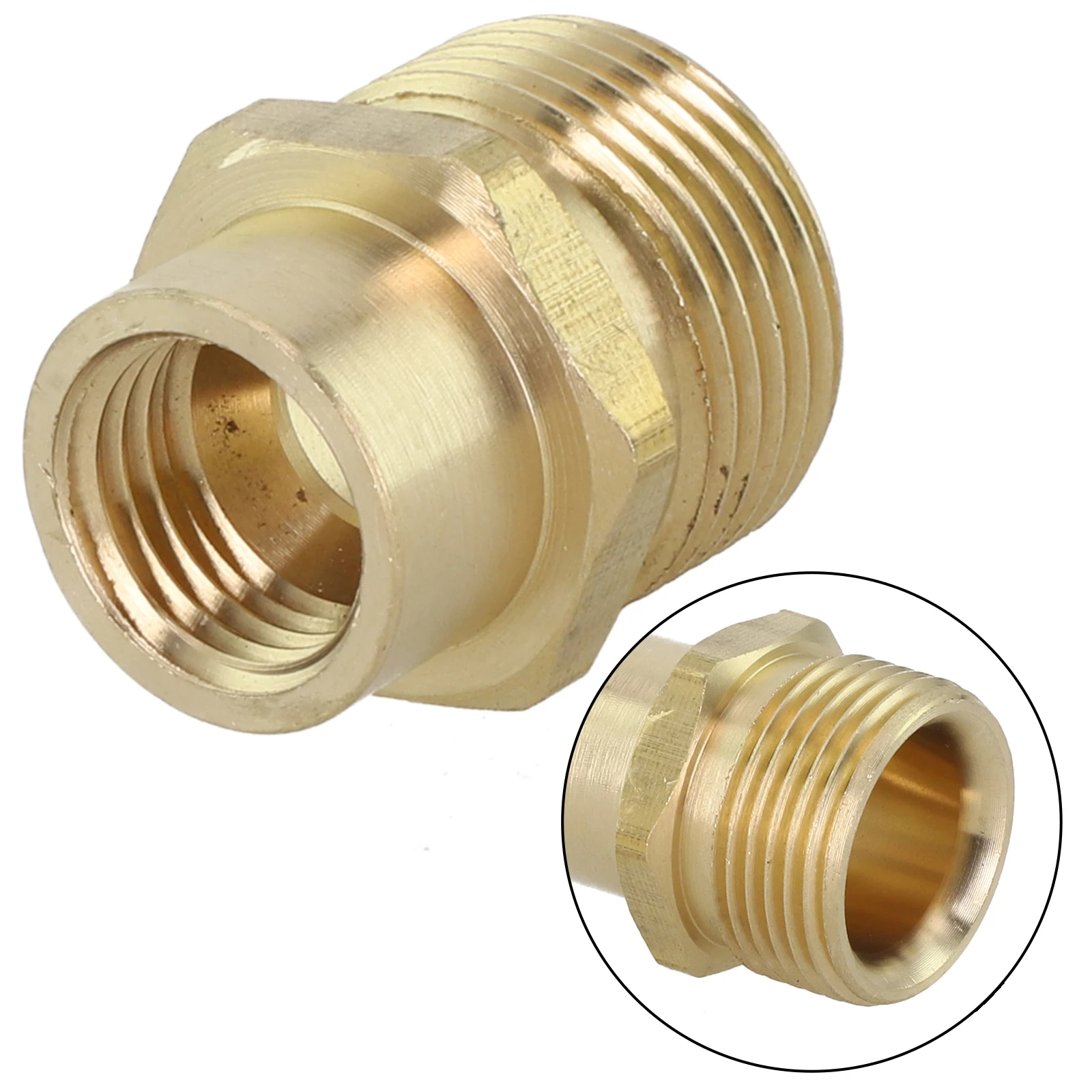 Home Cleaning High Pressure Cleaner Connector Maximized Cleaning Performance Robust Brass Construction For Hose Connectors