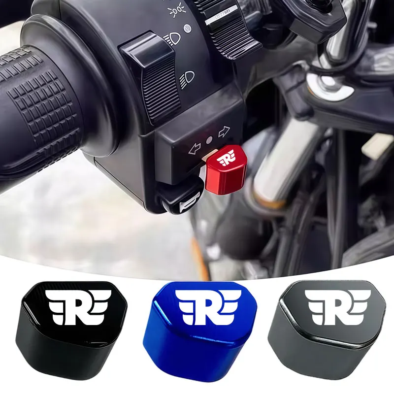 Für Royal Enfield Bullet/Meteor/Classic 350 500 650 Continental GT 535 Motorradzubehör Blinkerschalter Knopf Tastenkappe