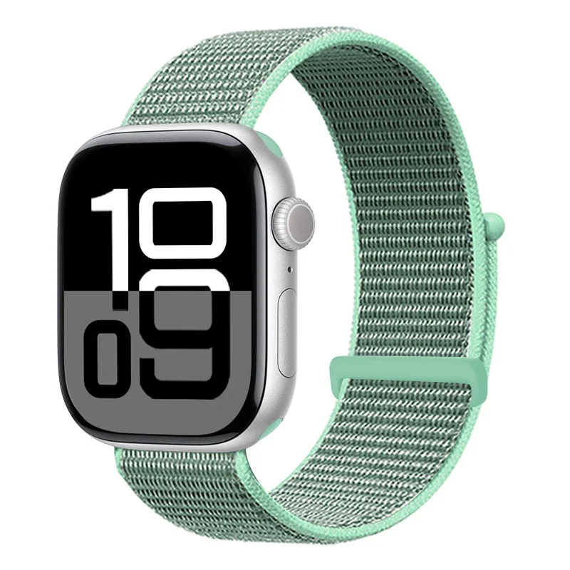 Nylonschlaufe für Apple Watch Band S11 42 mm 46 mm 40 mm 44 mm 45 mm 41 mm Smart-Gürtelarmband für IWatch 49 mm 11/10/9/8/7/6/SE/5/4 Armband