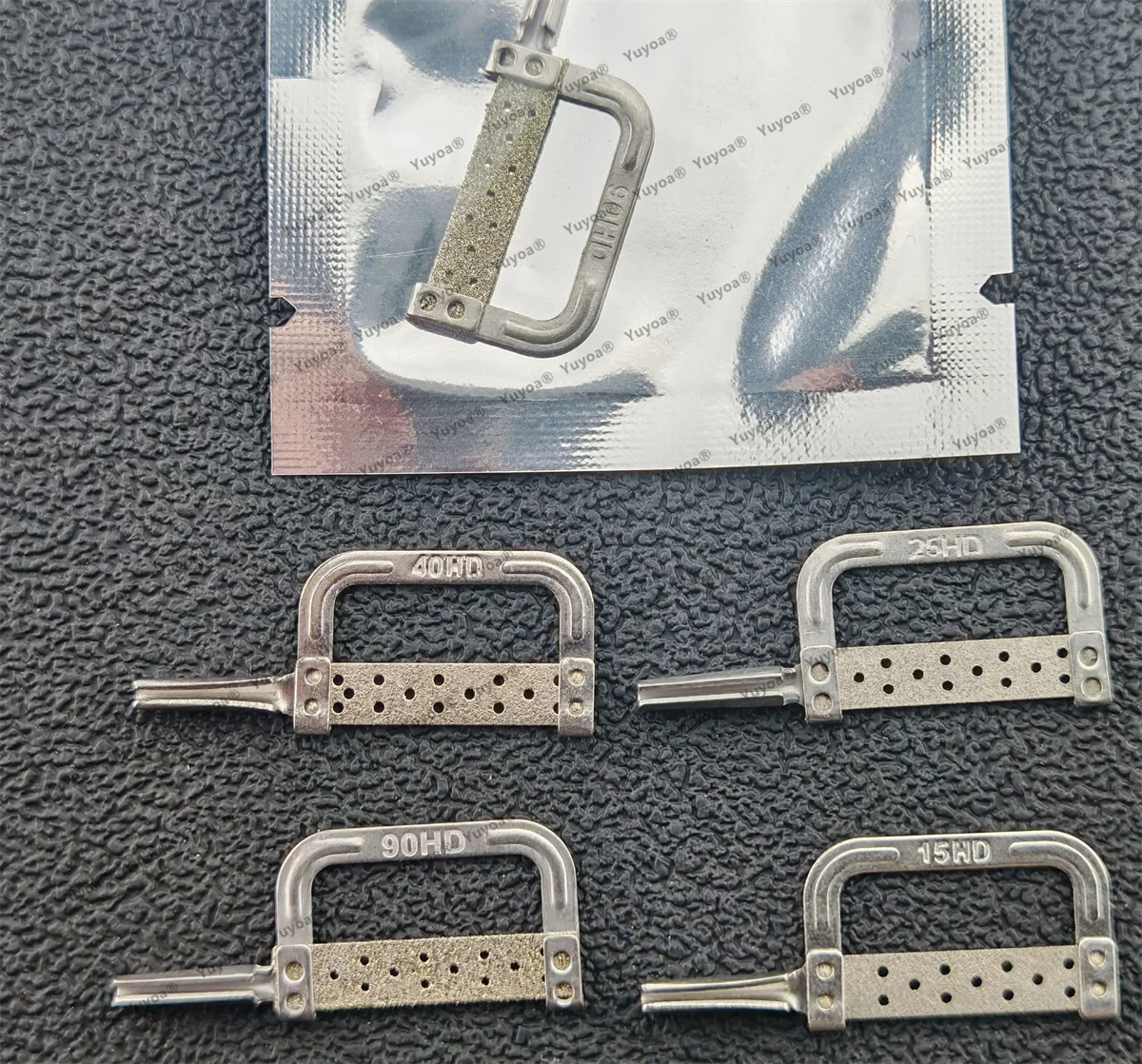 10pcs Orthodontics Interproximal Enamel Reduction Automatic Strip Double Sided 15/25/40/60/90HD Polishing