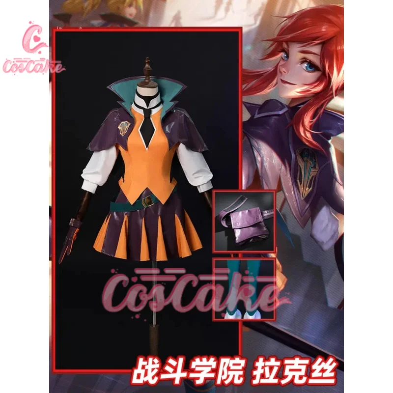 

CosCake LoL Lux Combat Academy Cosplay Costume Cos Game Anime Party Uniform Hallowen Play Role Clothes Clothing Women