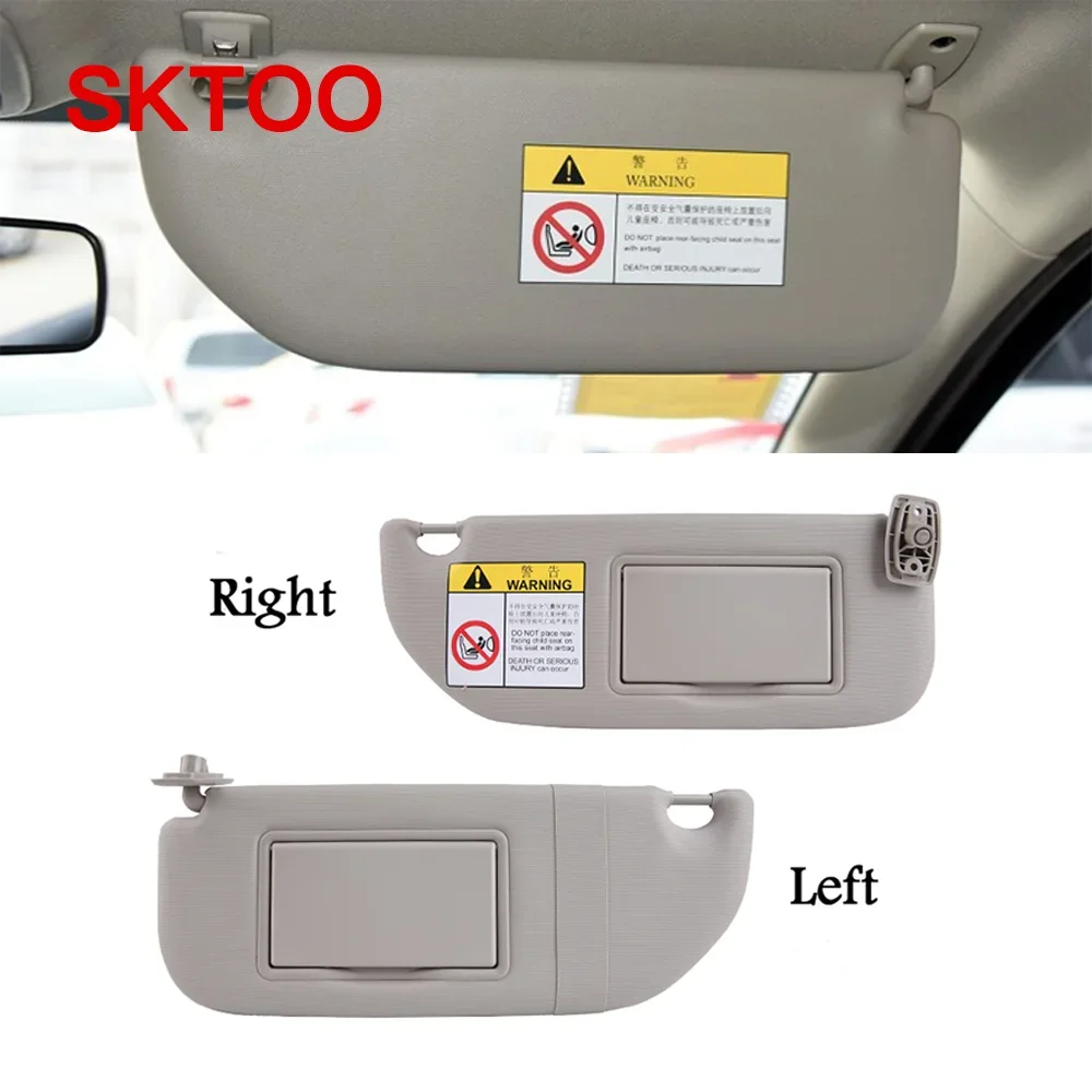 

Car accessories car sun visor Makeup mirror assembly light barrier front sun block for Peugeot 301 Citroen Elysee 2014-2017