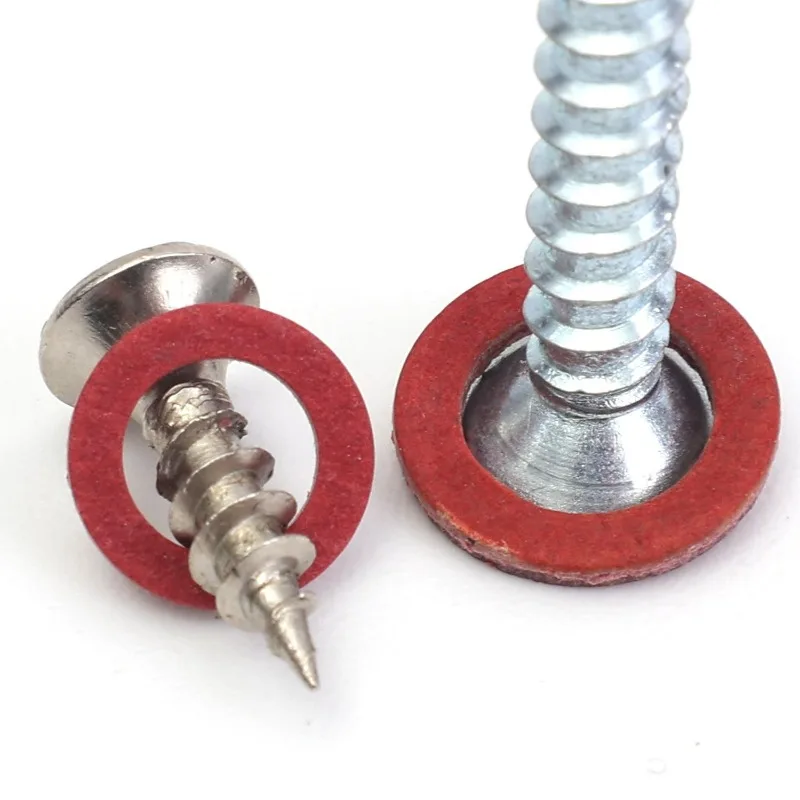Aluminum Crush Washer Set Car Engine Oil Pan Drain Plug Gasket for Auto Maintenance Flat Seal Ring Hardware Replacement Parts