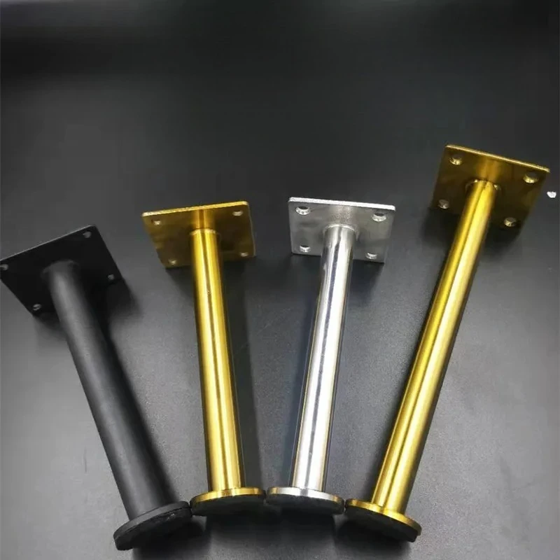 Modern Gold Silver Stainless Steel Sofa Legs Metal Furniture Feet Adjustable Cabinet Support 21/30cm