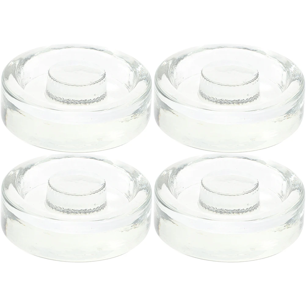 

4pcs Glass Fermenting Lids Clear Weights For Wide Mouth Mason Jars Fermentation Kit Pickling Jar Lids Sauerkraut Kimchi Making
