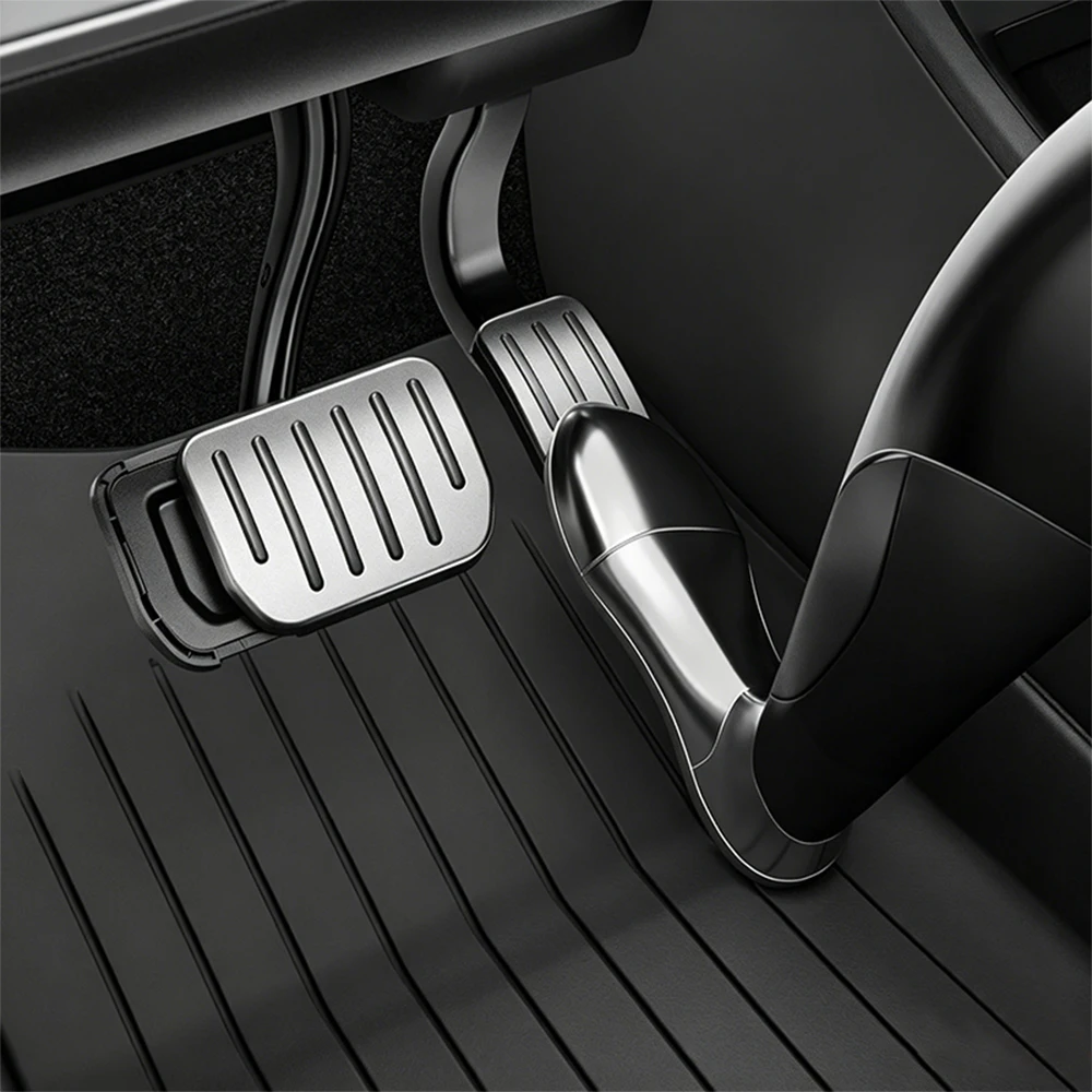 Car Accelerator Brake Pedal Modification Accessories For Tesla Model 3 Highland Model Y Model 3 Snap-on Footrest Anti-slip Pedal