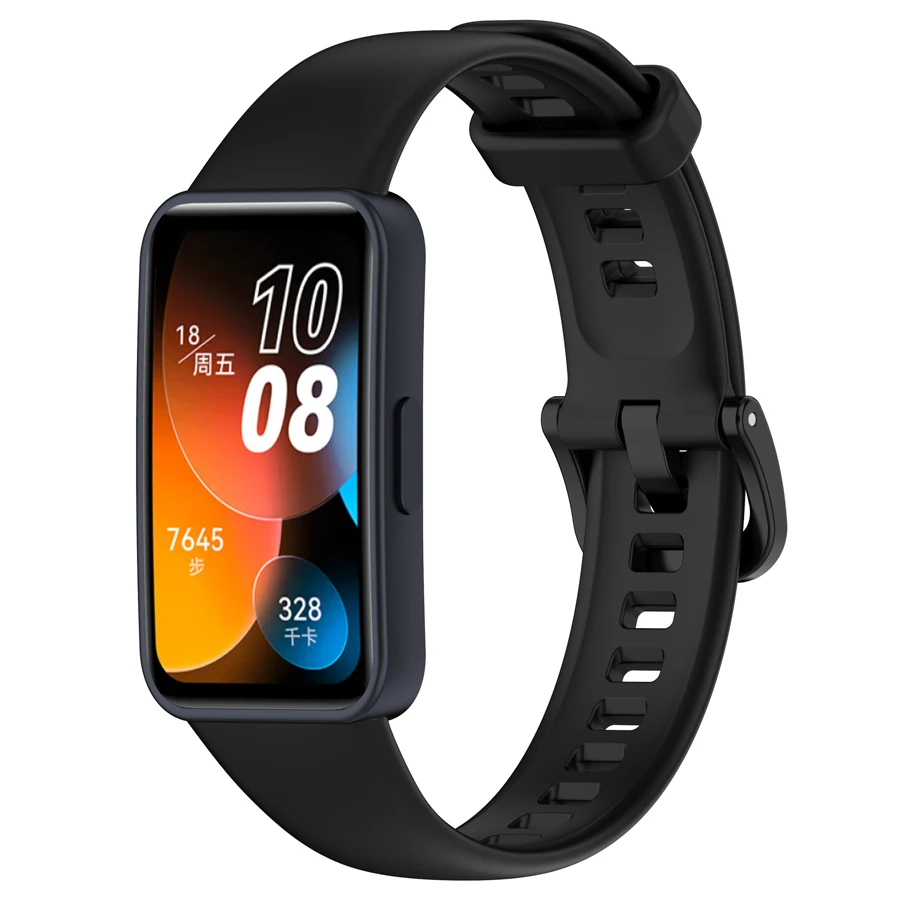 Bandje voor Huawei Band 8 9 10 Armband Accessoires Smartwatch Vervangende horlogeband Siliconen armband Huawei Band 8 9 10 Correas