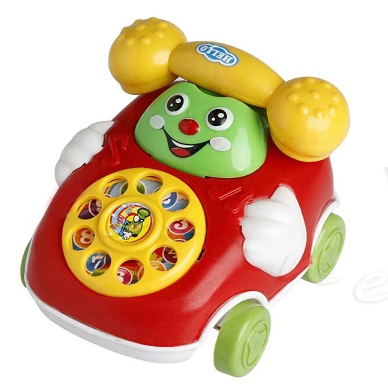 1Pc Cute Baby Musical Phone Toys Interactive Baby Phone Toy With Piano Music Toddlers Early Learning Educational Montessori Toys