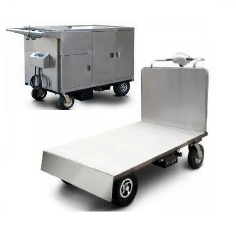 Stainless steel electric trolley, electric stainless steel tool cart