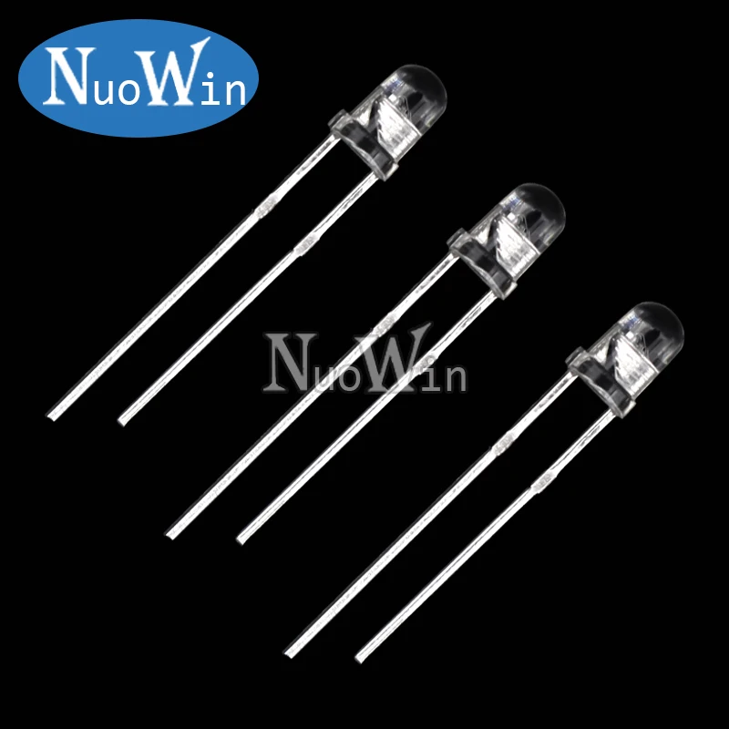 50pcs/lot 3MM Flash Red Blue Bi-Color Light-Emitting-Diode Automatic Flashing LED Control Blinking Diode DIY