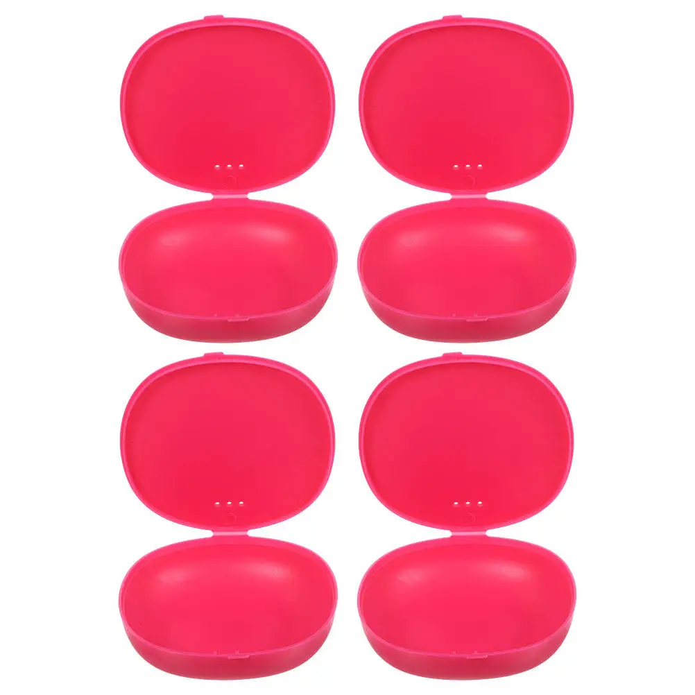 

4Pcs Menstrual Cup Carrying Box Compact Plastic Storage Organizer for Menstrual Discs Pacifier Holder Travel-Friendly Period Cup