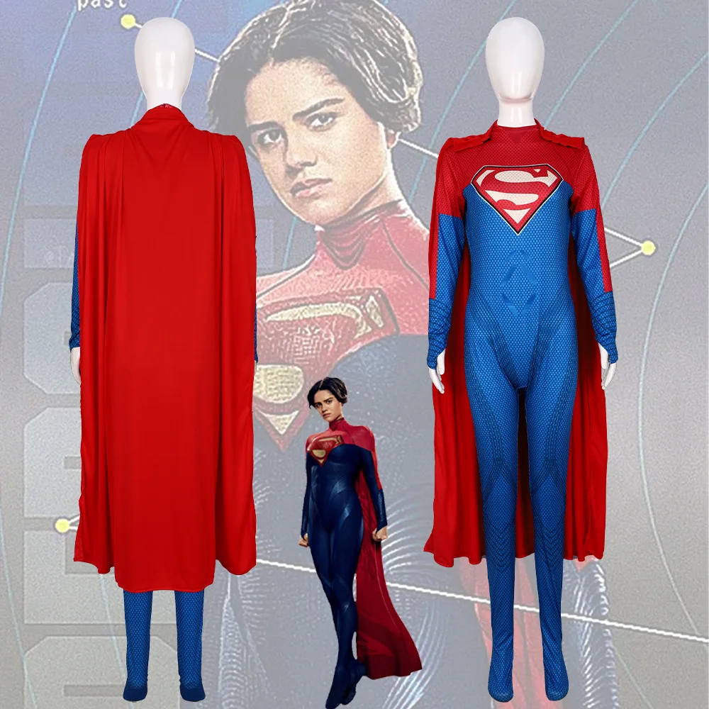 

Supergirl женский костюм для косплея плотный цельный костюм сценическое представление ролевой костюм на Хэллоуин китайский производитель