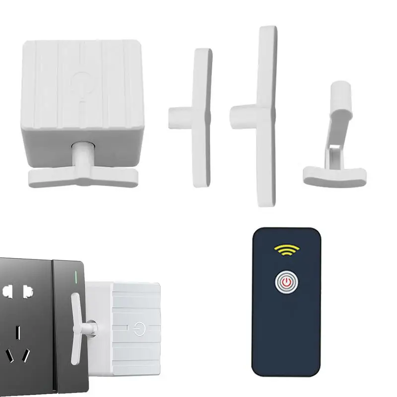 怠惰な人のためのスマートボタンプッシャー、粘着性のワイヤレスリモコン、指ロボットスイッチ、ライトをオフにする、1個