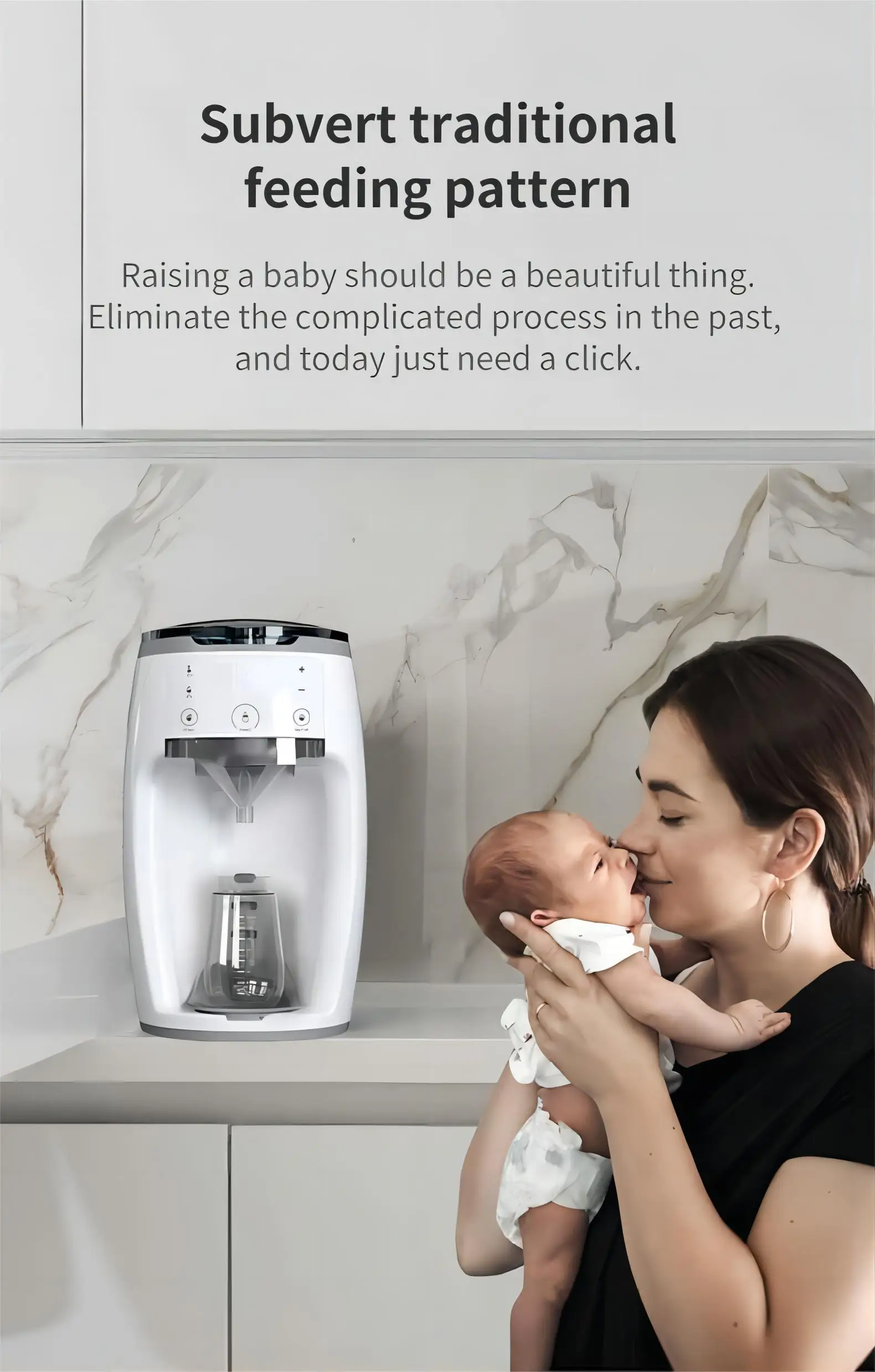 baby milk maker automatic powder formula maker machine logo customized