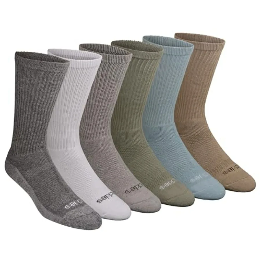

Men's Dri-Tech Essential Moisture Control Crew Socks, Available in M-XXL 6, 12 Pairs