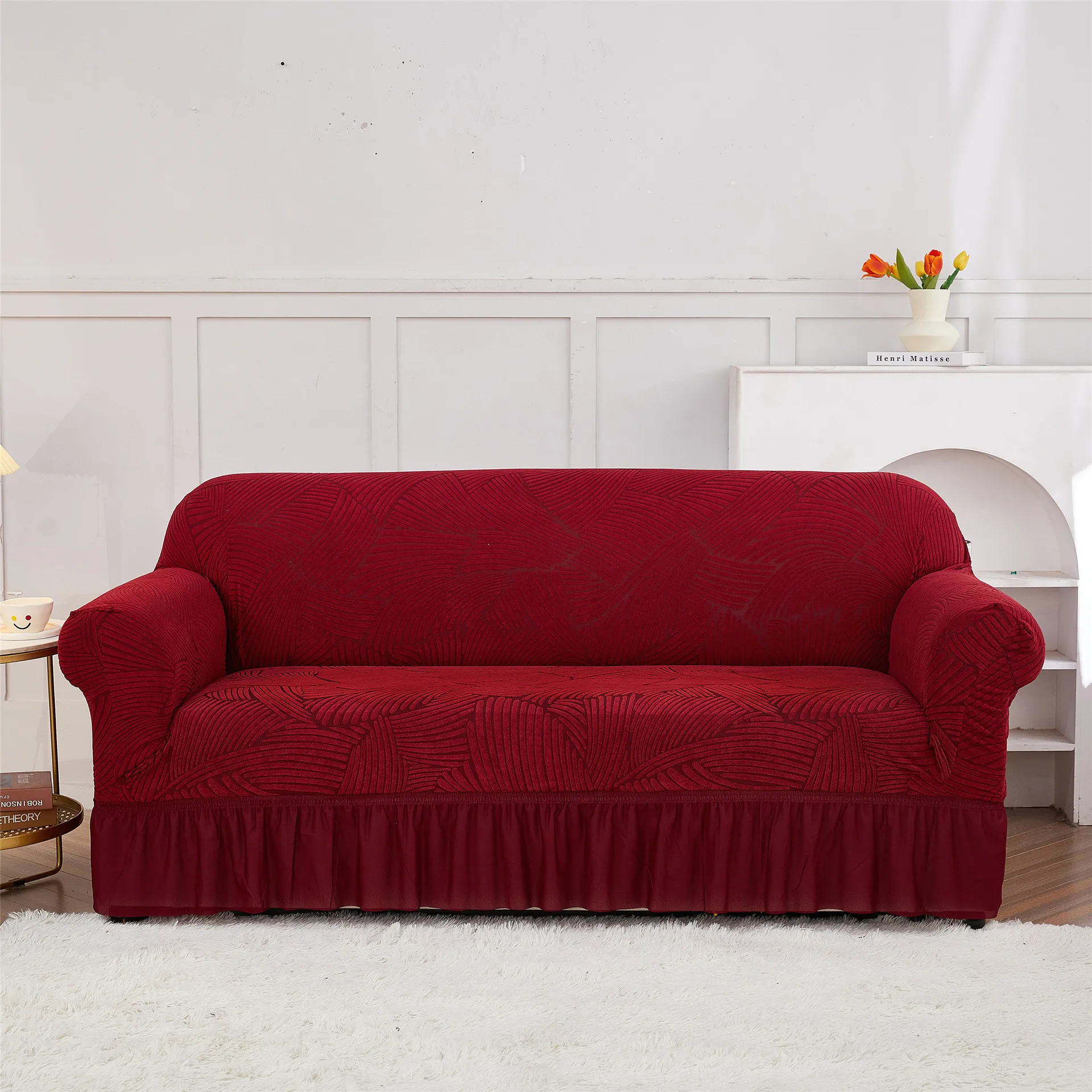 High Elasticity Living Room Sofas Covers 1/2/3/4 Seats Covers Dog Cat Pets Friendly Washable Furniture Protector Fitted Sofa
