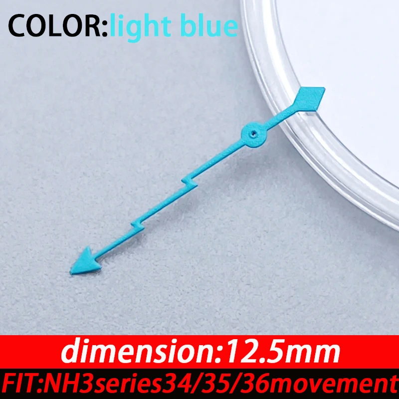 12.5 مللي متر ساعة اليد اكسسوارات البرق ثانية لا مضيئة لسلسلة NH3 34/35/36 ساعة يد تعمل بالحركة استبدال الأيدي