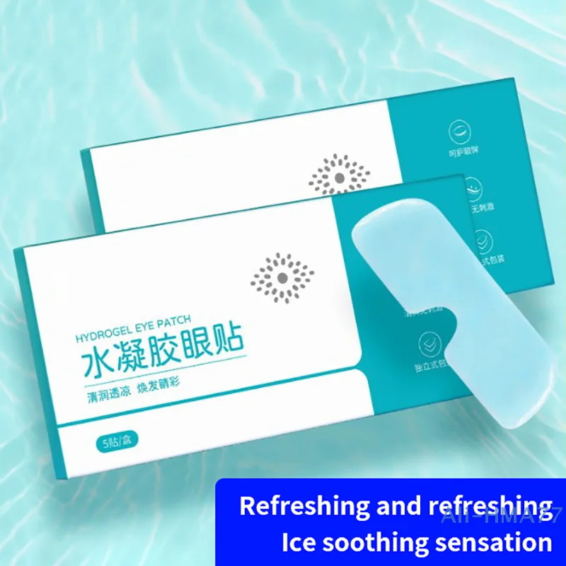 5PCS Gel Augen Maske Kalt Kühlung Beruhigende Relief Müde Auge Kopfschmerzen Müdigkeit Entspannende Pad Entfernen Augenringe Auge Eis Tasche