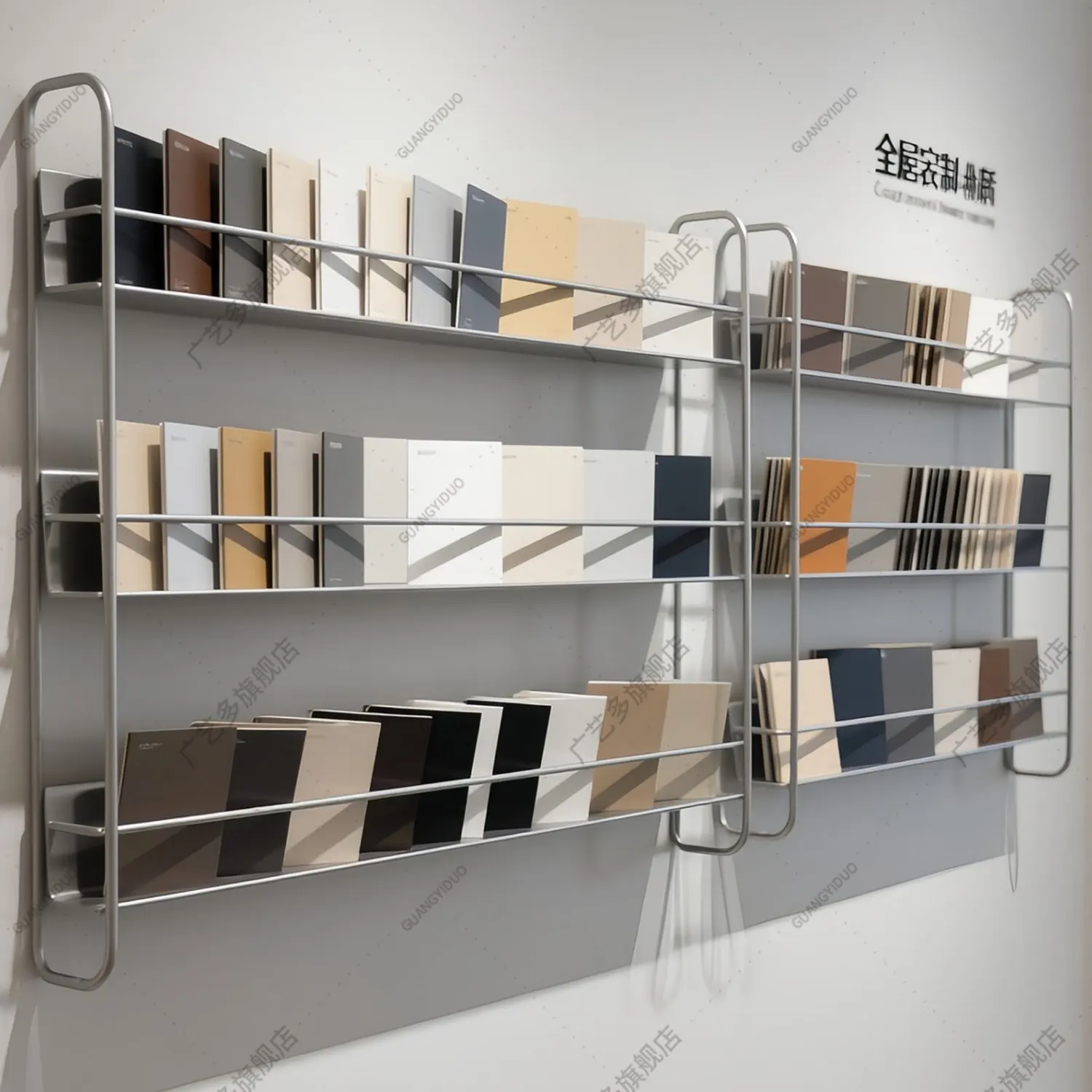 

Stone sample display album rack, color card cabinet, door color plate, floor-to-ceiling display, sample block, tile rack,