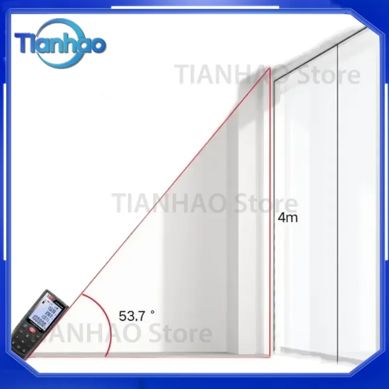 for ILDM-100H Laser Distance Meter 100m High Precision Handheld Electronic Ruler Rangefinder Digital Tape Measure Tool