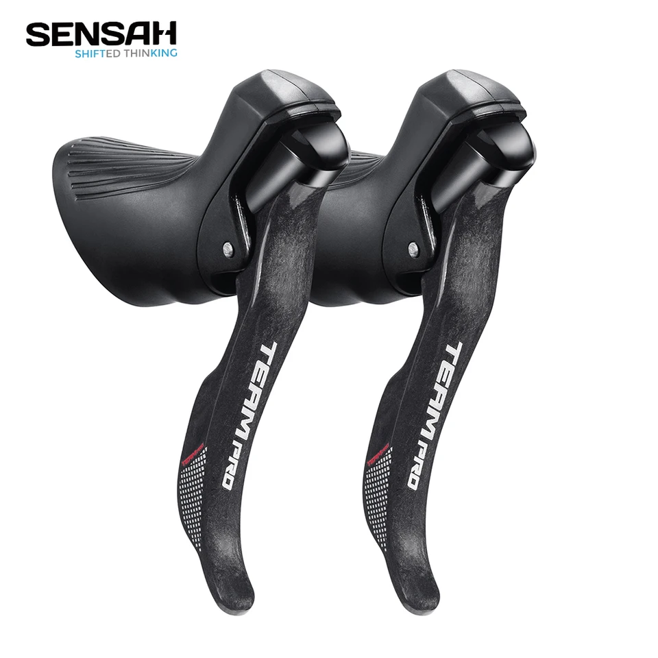SENSAH carbon fibre Road Bike Shifter 2x7 2x8 2x9 2x10 Speed