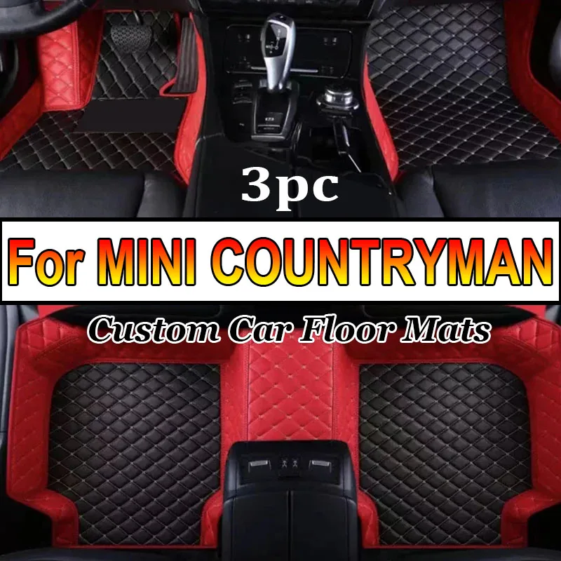 

Car floor mats for MINI COUNTRYMAN FIVE-SEAT 2011 2012 2013 2014 2015 2016 Custom auto foot Pads automobile carpet cover