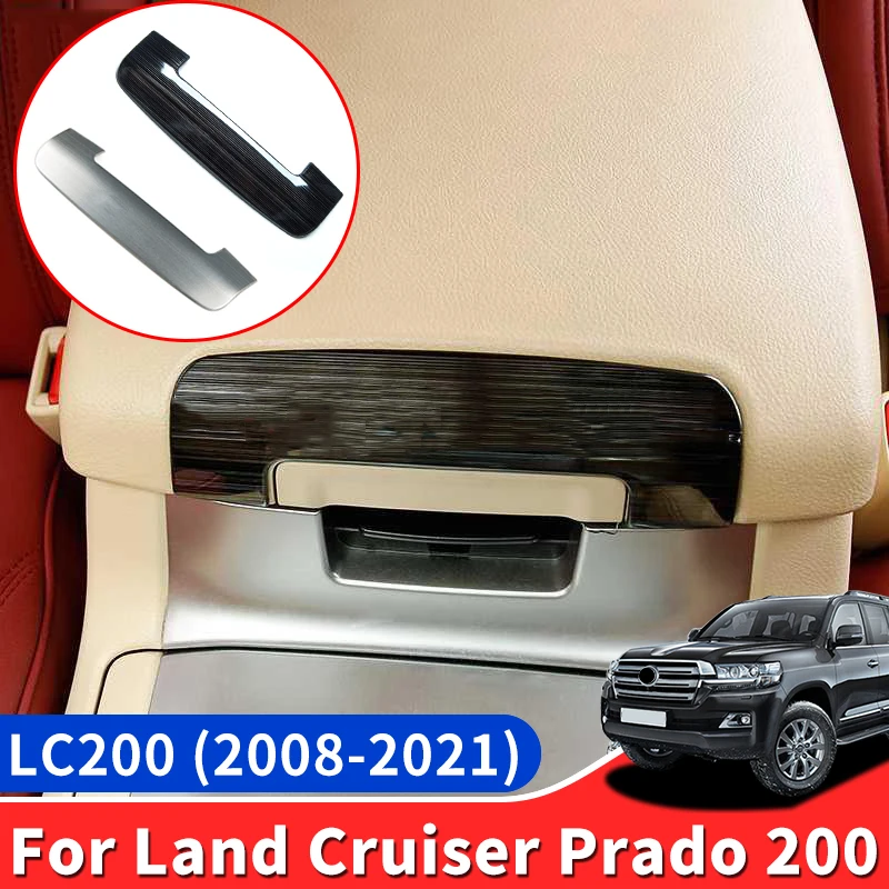 For Toyota Land Cruiser 200 LC200 2008-2021 Armrest Storage Box Switch Cover Interior Upgrade Accessories Modification Kit