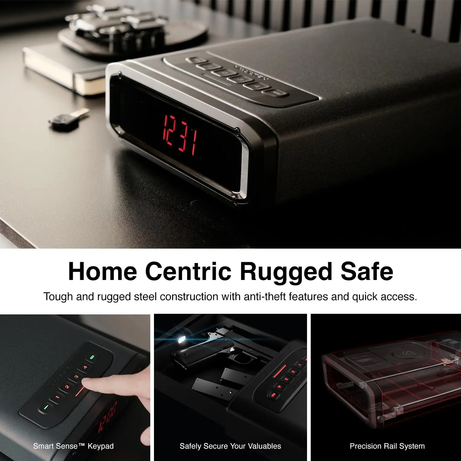 Smart Station™ Essential Model with Digital Keypad + Auto Open Drawer + Charging Ports