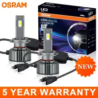 OSRAM High Power H4 H7 Led Headlight Bulb Car Lamp H8 H11 9005 9006 HB3 HB4 HIR2 Fog Light Turbo Fan 6000K 50W With Driver 12V