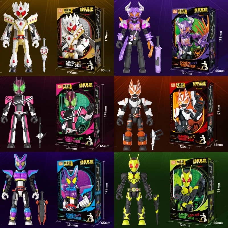 

LDCX Ironclad Hero Kamen Rider Bull Emperor Rides Gabu The Fox: Анимационные периферийные игрушки, Q-версия, подвижная модель-фигурка, подарок