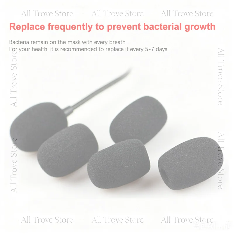 Microphone Windscreen Sponge Cover Headset Mic Foam Protective Cap Gooseneck Meeting Mic Accessory Popular