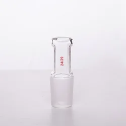 SYNTHWARE Hollow glass stopper, Straight design, Male joint 14/23 19/26 24/29 29/32,  Borosilicate glass, S40