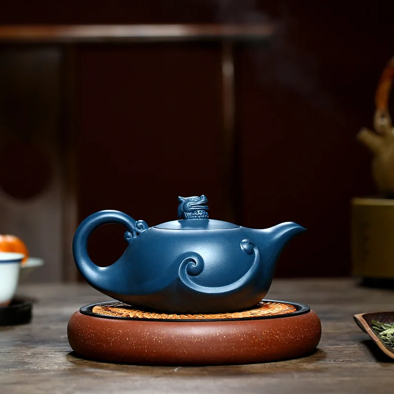 

Boutique, high-capacity, domineering Youlong purple clay teapot, fully handmade, original mine, Tianqing clay tea pot, online st