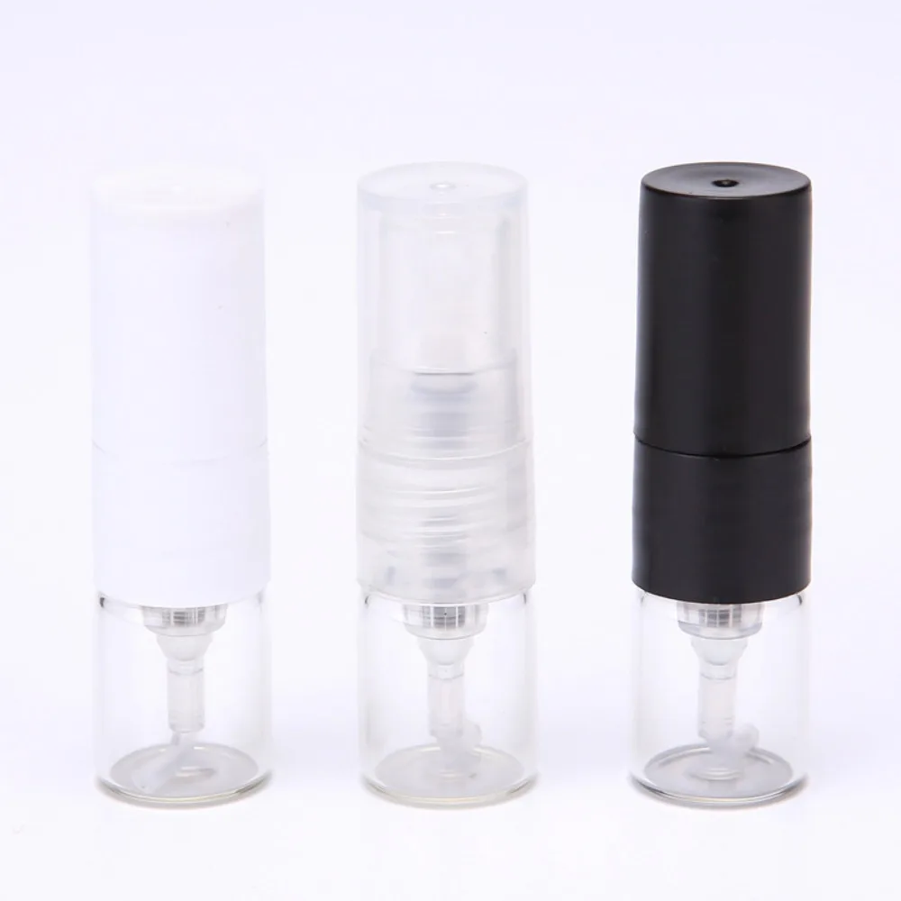 100 Stück 1ML Mini Nachfüllbare Glas-Parfüm-Sprühflasche Feiner Nebel-Zerstäuber Leerer Parfümbehälter Großhandel Kostenlose Verpackungswerkzeuge – Detail 6