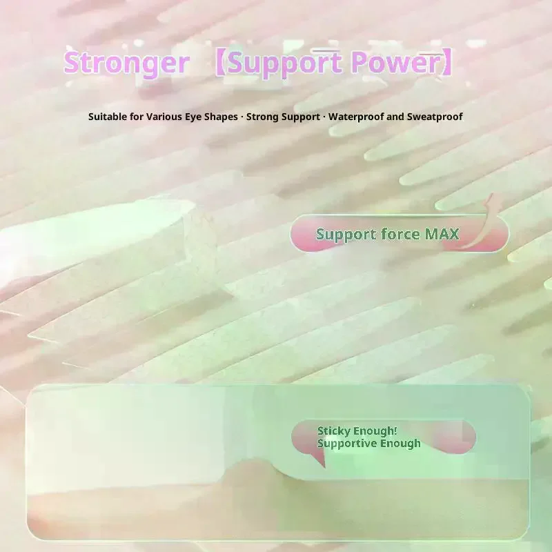 120 قطعة من ملصقات الجفن المزدوجة غير المرئية - ملصقات جفن شفافة مقاومة للماء تدوم طويلاً مع أداة #2