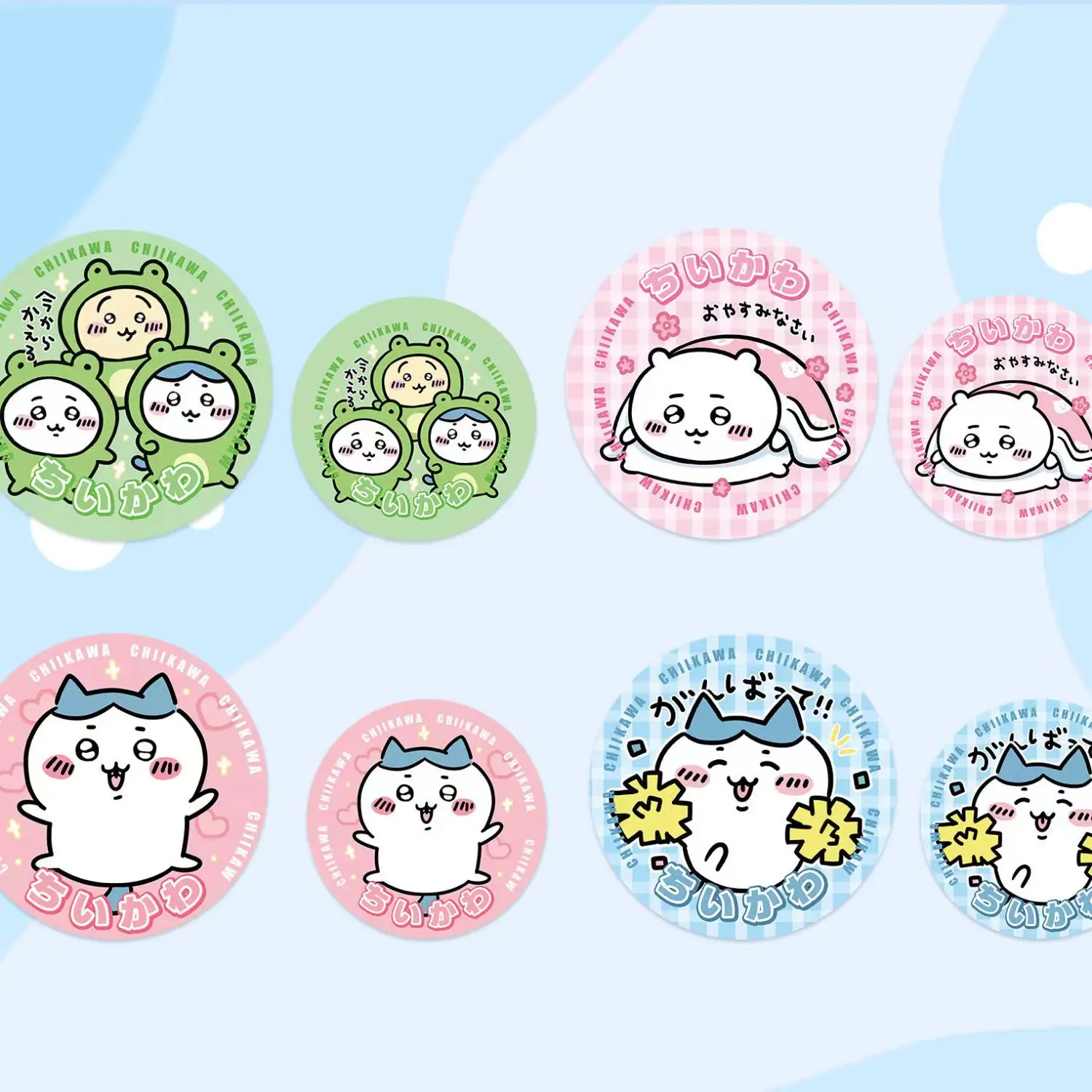 Chiikawa Badge Blind Box Anime ハチワレ Hachiware うさぎ USAGI ちいかわ Cartoon Cute Expression Pin Brooch Bag Clothing Decoration